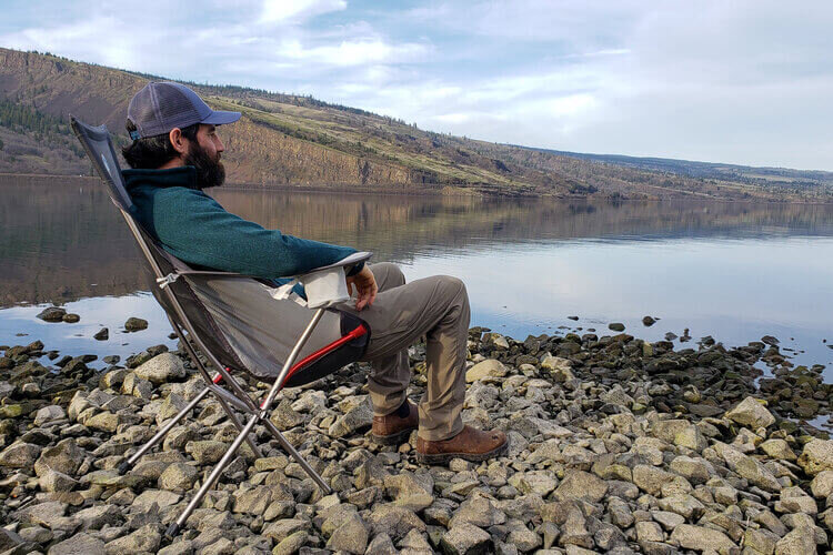 The Big Agnes Big Six Chair is comfortable, yet compact, lightweight, and easy to carry.