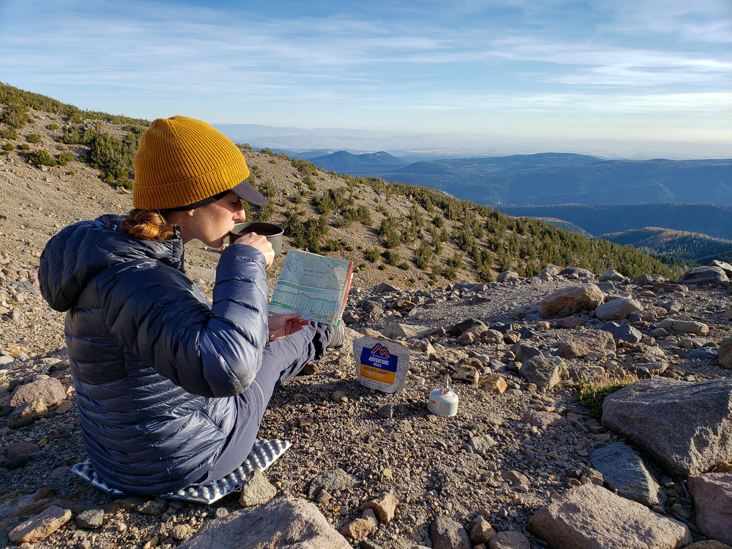 Alpine Start &amp; Starbucks Via instant coffee is our go-to for backpacking since it’s ultralight, compact &amp; easy