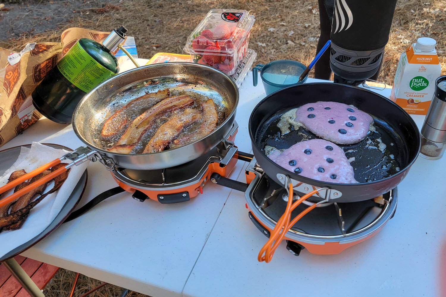 The Lifetime Camping and Utility Folding Table is strong, budget-friendly &amp; it has adjustable height