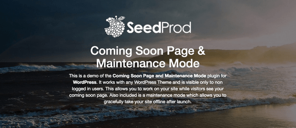 Coming Soon Page & Maintenance Mode by SeedProd — WordPress Plugins