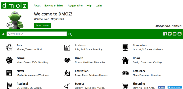 Dmoz Directory Submission