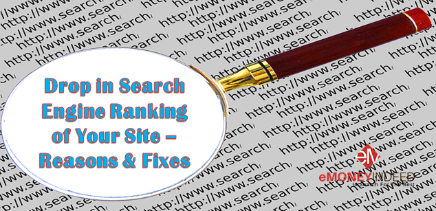 Drop in Search Engine Ranking of Your Site - Reasons and Fixes