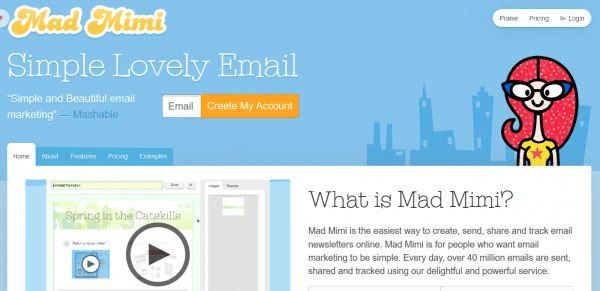 Madmimi email marketing