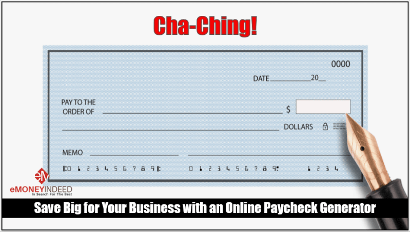 Online Paycheck Generator