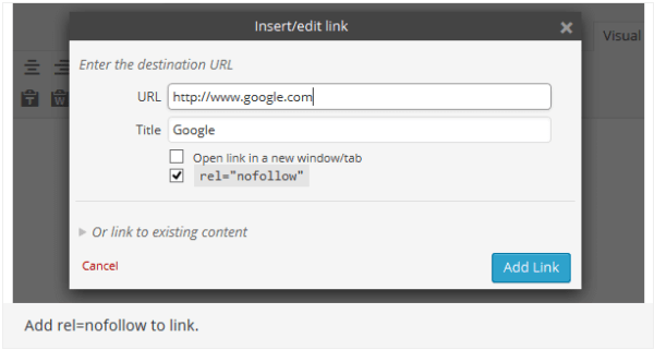 Rel Nofollow Checkbox - WordPress Plugins