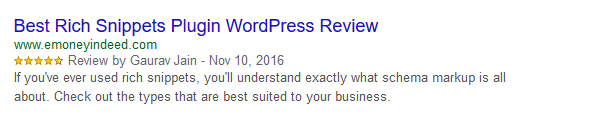 Rich Snippets In Meta Description